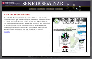 Temple University STHM Senior Seminar